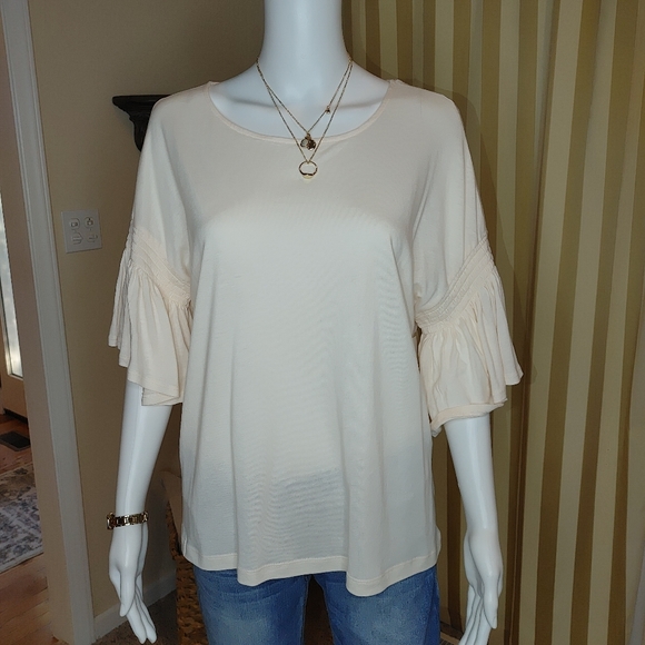 14TH & UNION RUFFLE SLEEVE BLOUSE S - Picture 3 of 10